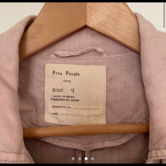 Free People Linen Jacket - Picture 3 of 4